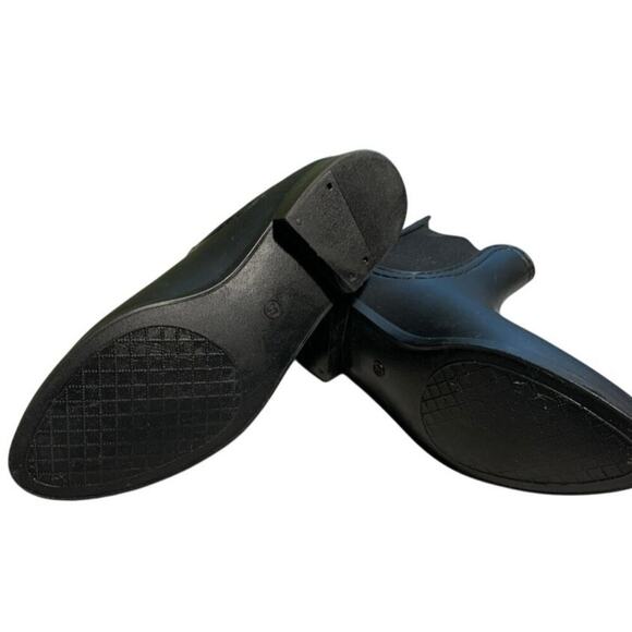 Catherine Malandrino Waterproof Chelsea Flat Ankle Rain Boot Black Size 9.5/40 - Picture 5 of 6